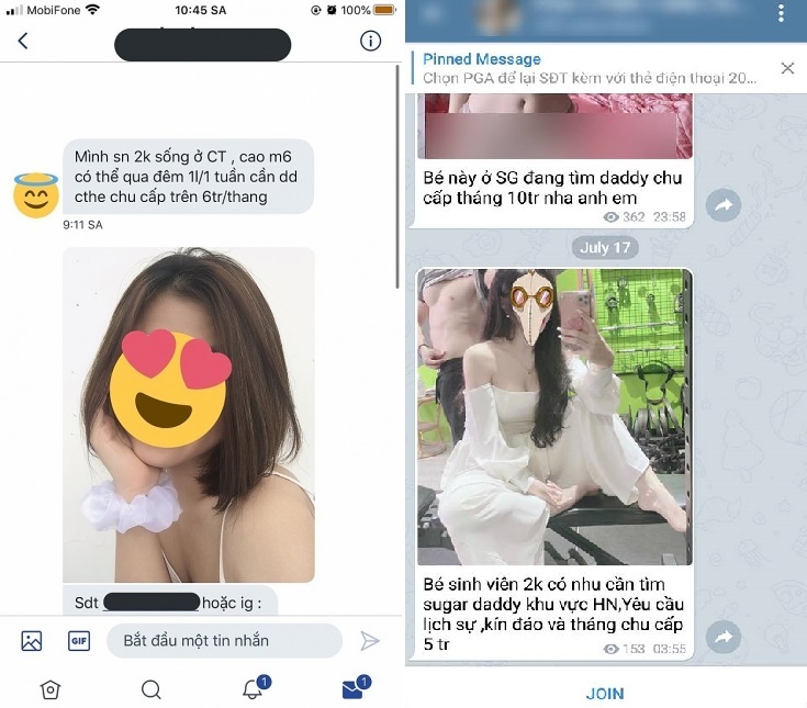 Những sugar daddy đã có vợ con chưa?